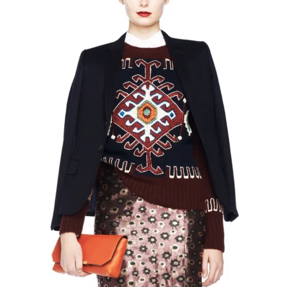 WANTED: fall 2013 J Crew Moroccan-inspired sweater in size XL